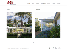 Tablet Screenshot of michaelbellarchitects.com